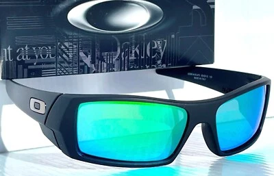 NUEVAS Gafas de Sol Oakley GASCAN Negro Mate POLARIZADAS Galaxy Jade Lente 9014 Foto 1 de 4