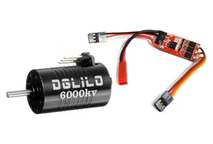 1625 Brushless 6000 kV Sensorless Motor w/ 15A ESC for Mini 1/28 Size - Picture 1 of 1
