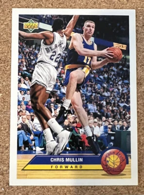1992-1993 Upper Deck Chris Mullin #P14 Golden State Warriors Basketball Card - Image 1 of 2