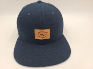 Westward Whiskey Strapback Adjustable (Fits Small) Hat Cap Oregon Men Women Blue - Picture 1 of 12