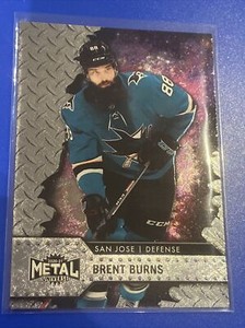 🎆Brent Burns New 2021 Metal Universe San Jose Sharks 🦈 #85 NHL