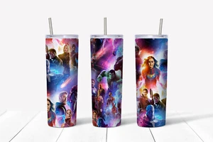 20oz skinny Stainless steel tumbler Marvel theme - Picture 1 of 1