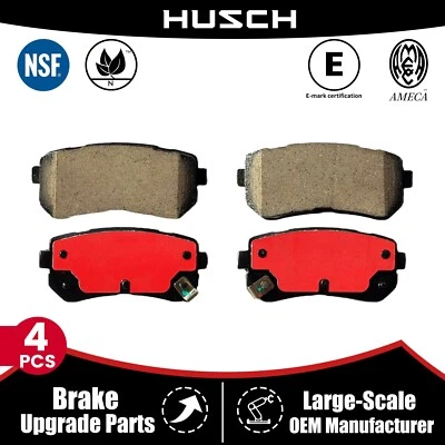 Rear Carbon Fiber Ceramic Brake Pads for Hyundai Kona 2018-2023 Foto 1 de 4