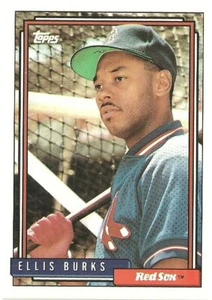 Ellis Burks Boston Red Sox #416 - Topps Casi Nuevo - Como Nuevo 1992 - Imagen 1 de 2
