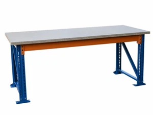 Werkbank Arbeitstisch Breite 2225/3100/4000 mm 1-2 Ebenen Packtisch Werktisch - Bild 1 von 48