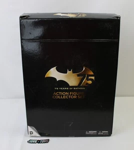 75 Years of Batman Action Figure Collector Set 2014 DC Collectibles New in Tins - Picture 1 of 10