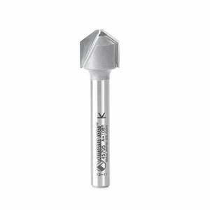 Amana Tool 45795 108 gradi scanalatura ACM pieghevole 0,090 punta 3/8 x 1/2 x 1/4 bit CT - Foto 1 di 5