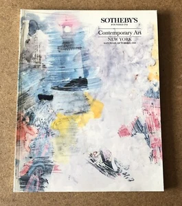 1988 Sotheby's NY Auktionskatalog zeitgenössische Kunst Warhol Christo Rauschenberg - Bild 1 von 14