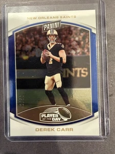2023 Panini Player of the Day - Derek Carr #49 Blue /50 - Picture 1 of 2