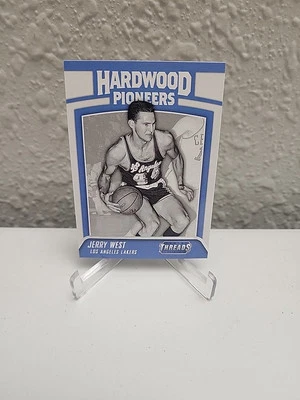 2016-17 Panini Threads - Hardwood Pioneers #7 Jerry West Lakers Free Shipping  - Image 1 of 4