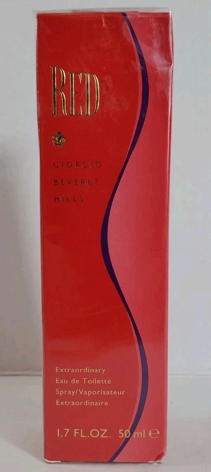 Red by Giorgio Beverly Hills 1.7 oz/50 ml Extraordinary Spray Cologne, VTG, USA - Image 1 of 3