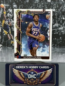 2025-26 Topps Holiday - VJ Edgecombe RC #H163 - Philadelphia 76ers Rookie - Bild 1 von 3