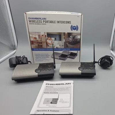 Chamberlain NLS2 Wireless Portable Intercom Double Unit 900 MHz Communication  - Image 1 of 4
