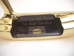 Sutters Mills DIET PEPSI "You Got The Right One Baby"24K Gold Plated Golf Putter - Picture 1 of 7