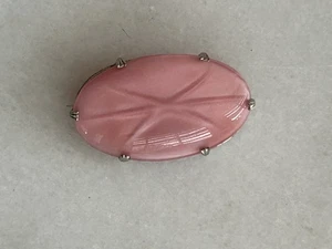 Vintage Brosche rosa Stern Saphir Anstecknadel - Bild 1 von 2