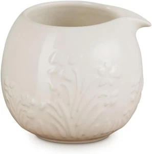 Le Creuset Sphere Pitcher 440ml Spring Relief Meringue Beige Stoneware NEW - Picture 1 of 5