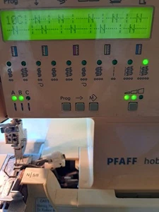 PFAFF hobbylock 4870 5 Thread Serger Overlock No Pedal NOT TESTED Powers On - Picture 1 of 12