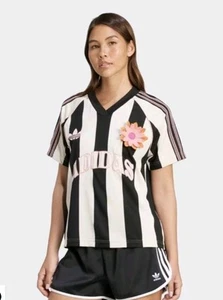¡Agotado! Camiseta Adidas Verano Brillante Crochet Top Camisa S Pequeña Nueva Con Etiquetas - Imagen 1 de 7