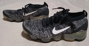 NIKE 2018 AIR VAPORMAX FLYKNIT 3 OREO BLACK 9 ANIMAL MAX - Picture 1 of 17