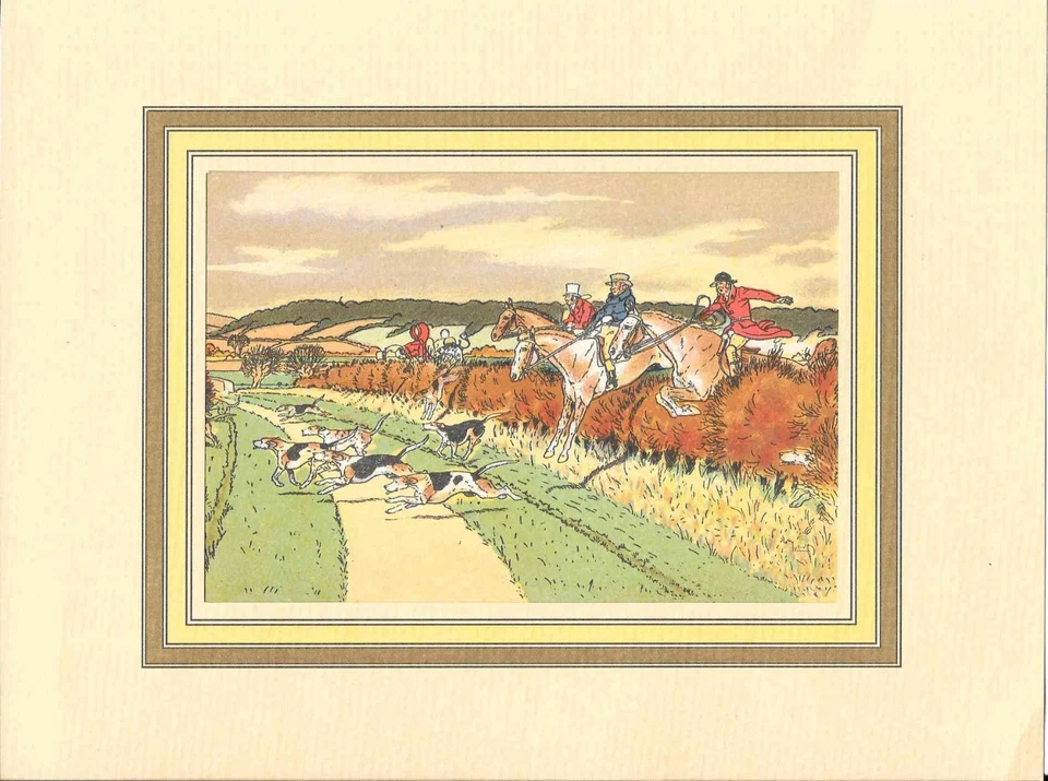 HARRY ELIOTT ELLIOT serie  chasse à courre 1953 gravure n°3 - Photo 1/1