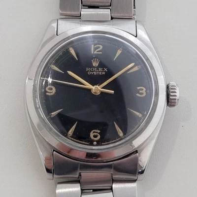 Rolex Oyster Precision Ref 6022 Para Hombre Años 50 Cuerda Manual Todo Original RA676 Foto 1 de 4
