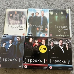 Spooks Complete Series 1-6 Collection Boxset Seasons BBC DVD Action Spy - Imagen 1 de 3