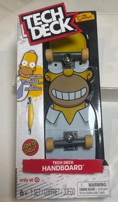 2025 Tech Deck Handboard The Simpsons HOMER Santa Cruz NEW - Image 1 of 4