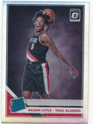 NASSIR LITTLE 2019-20 DONRUSS OPTIC RATED ROOKIE SILVER PRIZM #154 RC MINT - Image 1 of 2
