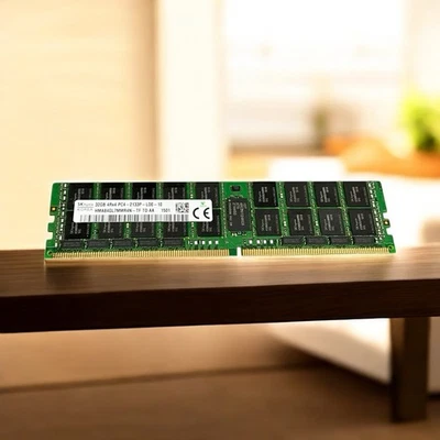 SK Hynix 32GB 4Rx4 DDR4-2133 PC4 ECC Server RAM HMA84GL7MMR4N-TF - Image 1 of 3