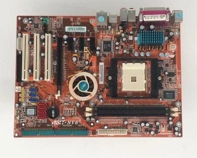 Mb abit-nv8, skt 754, 3x pci, 1 x agp, a/s/p/4usb,lan - Image 1 of 4