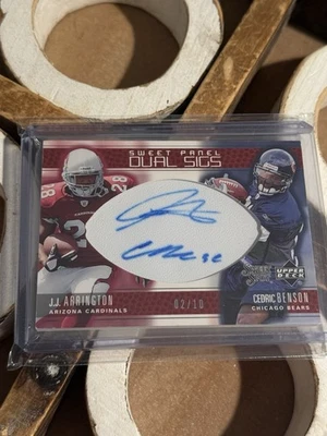 JJ Arrington/Cedric Benson dual rookie auto /10  - Image 1 of 2