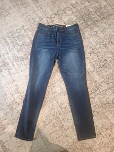 American Eagle Damenjeans 360 Next Level Stretch superhoher Bund Jegging Größe 16 - Bild 1 von 5