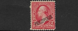 Philippines, Scott 214, 1899, 2 Cent Washington, Wm, Mint, OG, LH, F/VF - Picture 1 of 1