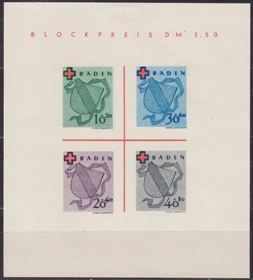 ALLEMAGNE (ZOF):  BADE / BF.n°1 NSG  (cote 200€) - Photo 1/2