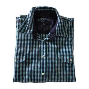 R.M Williams Stockyard Semi Fitted Ladies Western Arena Shirt Size 18 - Foto 1 di 6
