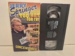 Jerry Springer - Too Hot for TV (VHS, 1998) Tested  - Picture 1 of 3