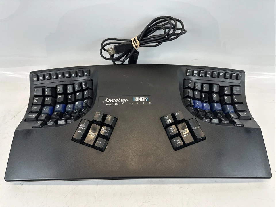 Kinesis Advantage Keyboard KB500 USB Black Ergonomic Keyboard Only - Image 1 of 4