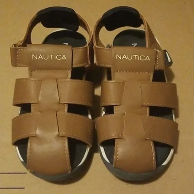 Nautica toddler Fisherman Sandals brown sandal - Image 1 of 4