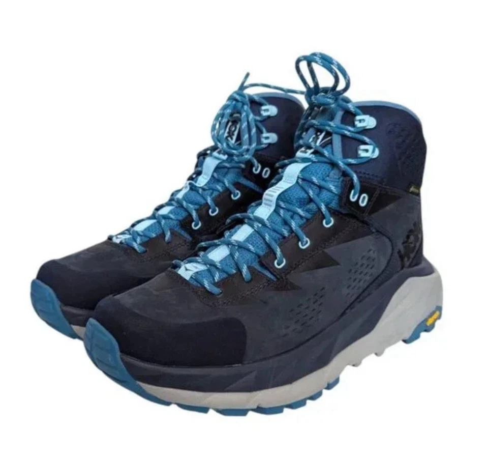 Botas de trekking Hoka para mujer Kaha GTX Gore-Tex ligeras azul marino talla 8,5 Foto 1 de 4