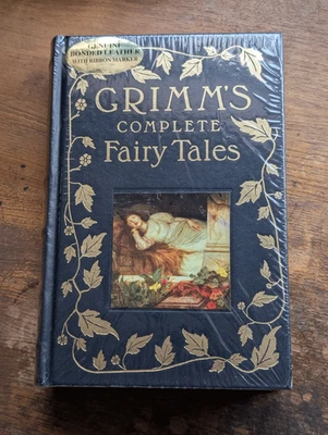 *SEALED* Grimm's Complete Fairy Tales - Leather Bound Hardcover Barnes & Noble - Image 1 of 4