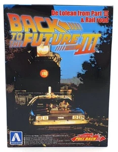 Aoshima 1/43 Scale Unbuilt Kit AOS13 - Delorean Back To The Future Part III - Picture 1 of 5