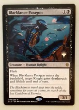 1x Blacklance Paragon Promo Non-Foil Mtg Magic the Gathering Throne of Eldraine