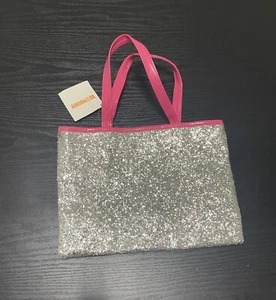 Gymboree Hot Pink Silver Glitter Girls Purse - Picture 1 of 5