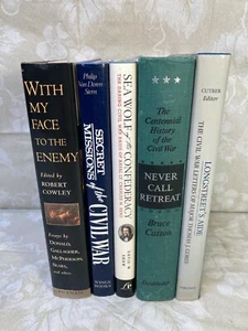 5 Civil War Books - Longstreet's Aide, Secret Missions of the Civil War - Imagen 1 de 12