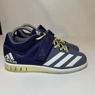 Adidas Powerlift 3 тяжелая атлетика туфли AQ4477 женщин 8 M фиолетовый белый кроссфит - Изображение 1 из 4