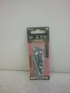 44420 Motormite Stove Bolts 1/4" X 1 1/4" 20 Coarse 8 Pieces - Picture 1 of 1