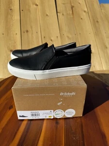 Dr. Scholl's Womens Nova Black Casual Flats Sneakers Slip On Shoes Size 8M - Picture 1 of 11