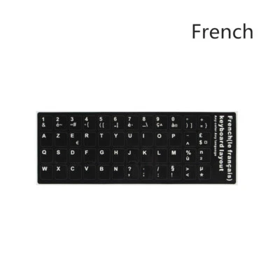 Laptop Keyboard Stickers Durable Keyboard Replacement Stickers Keyboard Alphabet - Image 1 of 4