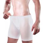 Breathable And Soft Mens Mesh See Thru Underwear Briefs In White And Black