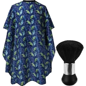 Professional Hair Cutting Cape with Neck Duster Brush, Salon Barber Cape - Picture 1 of 7